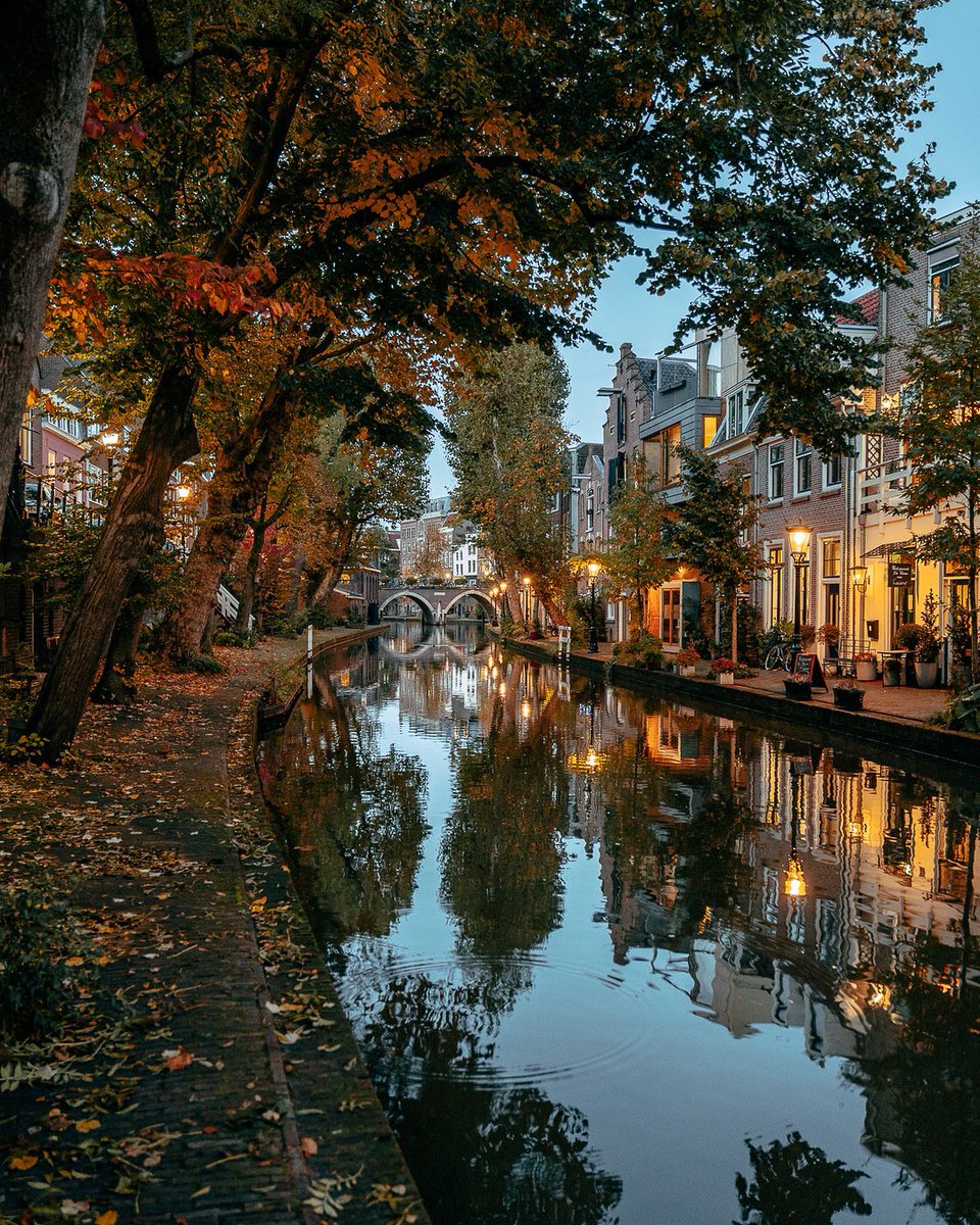 City Porn On Twitter Evening Reflections In The Canal Utrecht The