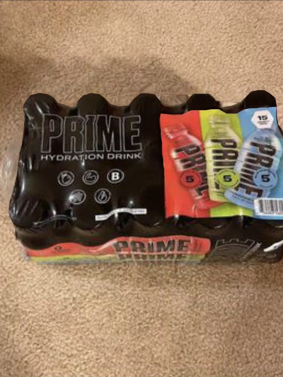 2522prince's tweet photo. FOR SALE: 
15 bottles of prime. Willing to swap for a 2 bedroom apartment in Spain. #primedrink https://t.co/POUX53dOS1