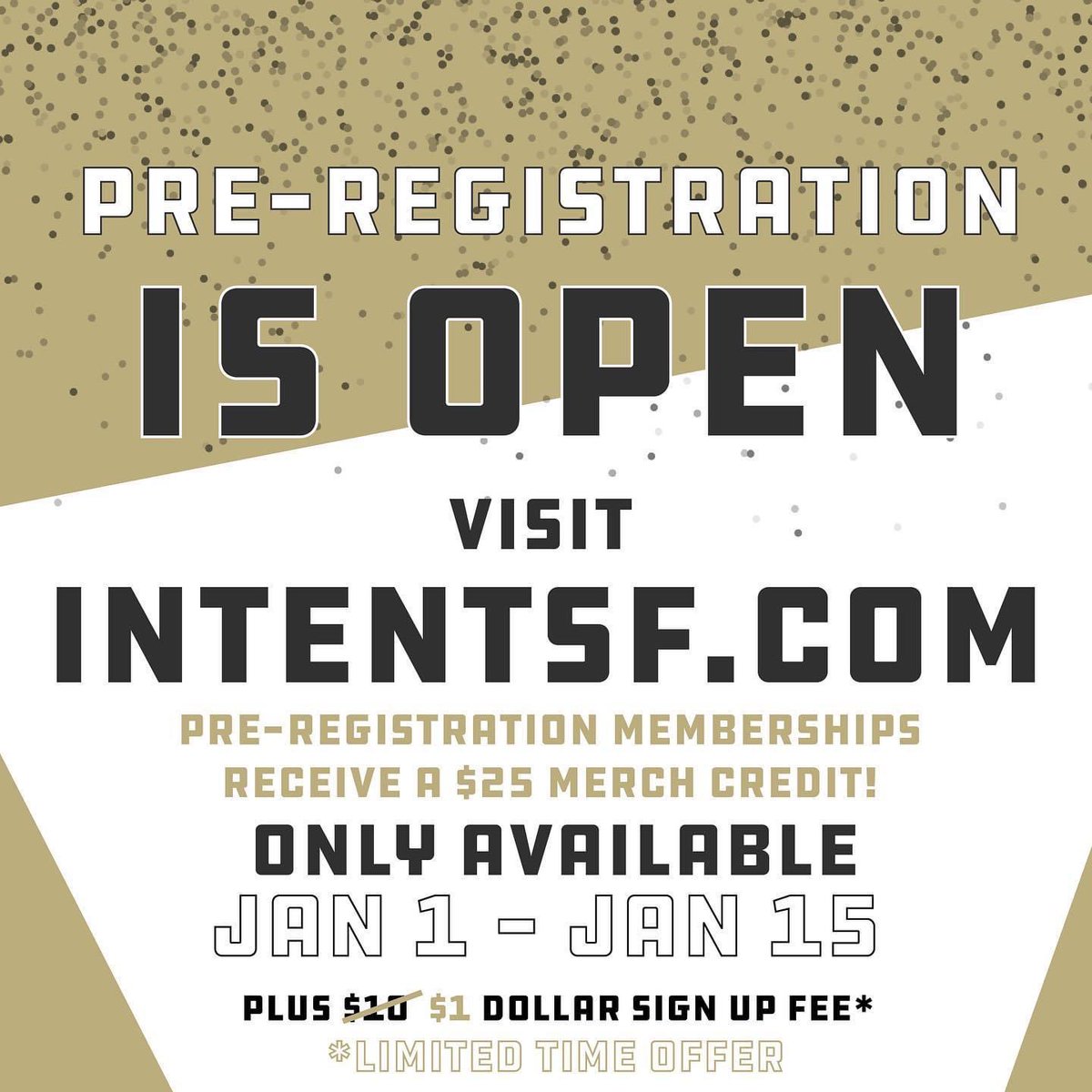 RussellBriar's tweet image. So excited to be opening Intent Sports and Fitness! 
🚨Pre-registration is now OPEN!🚨
We’re starting 2023 off right. If you pre-register for gym memberships, today through Jan 15th, 2023, you will receive a merch credit of $25
Opening day Jan. 30th!
#trainwithintent