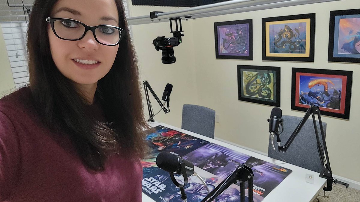 MTGNerdGirl on Twitter: "The new recording studio is looking good.🥰"