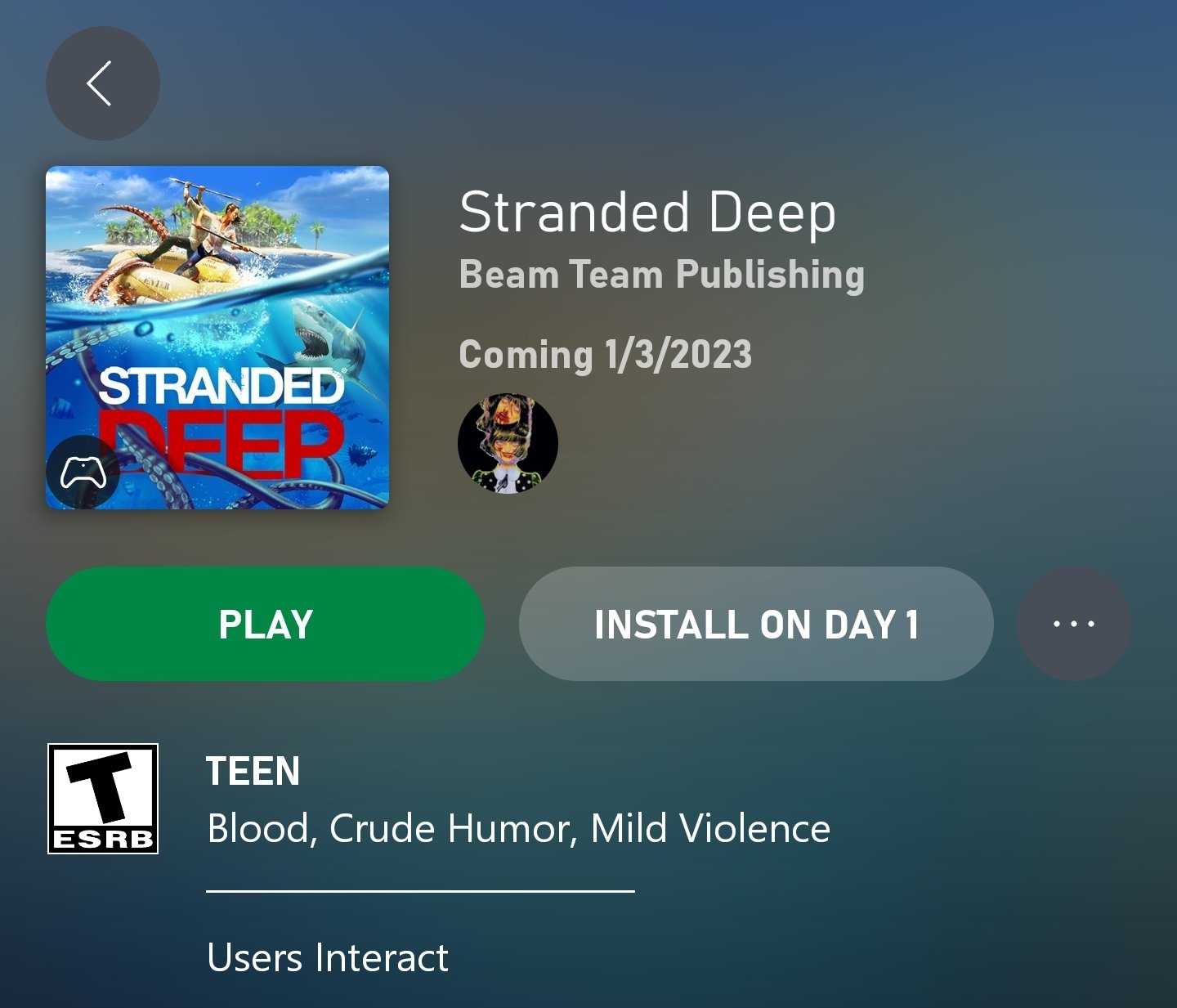 Game Pass Tracker on X: OUT NOW: #XboxGamePass Stranded Deep is