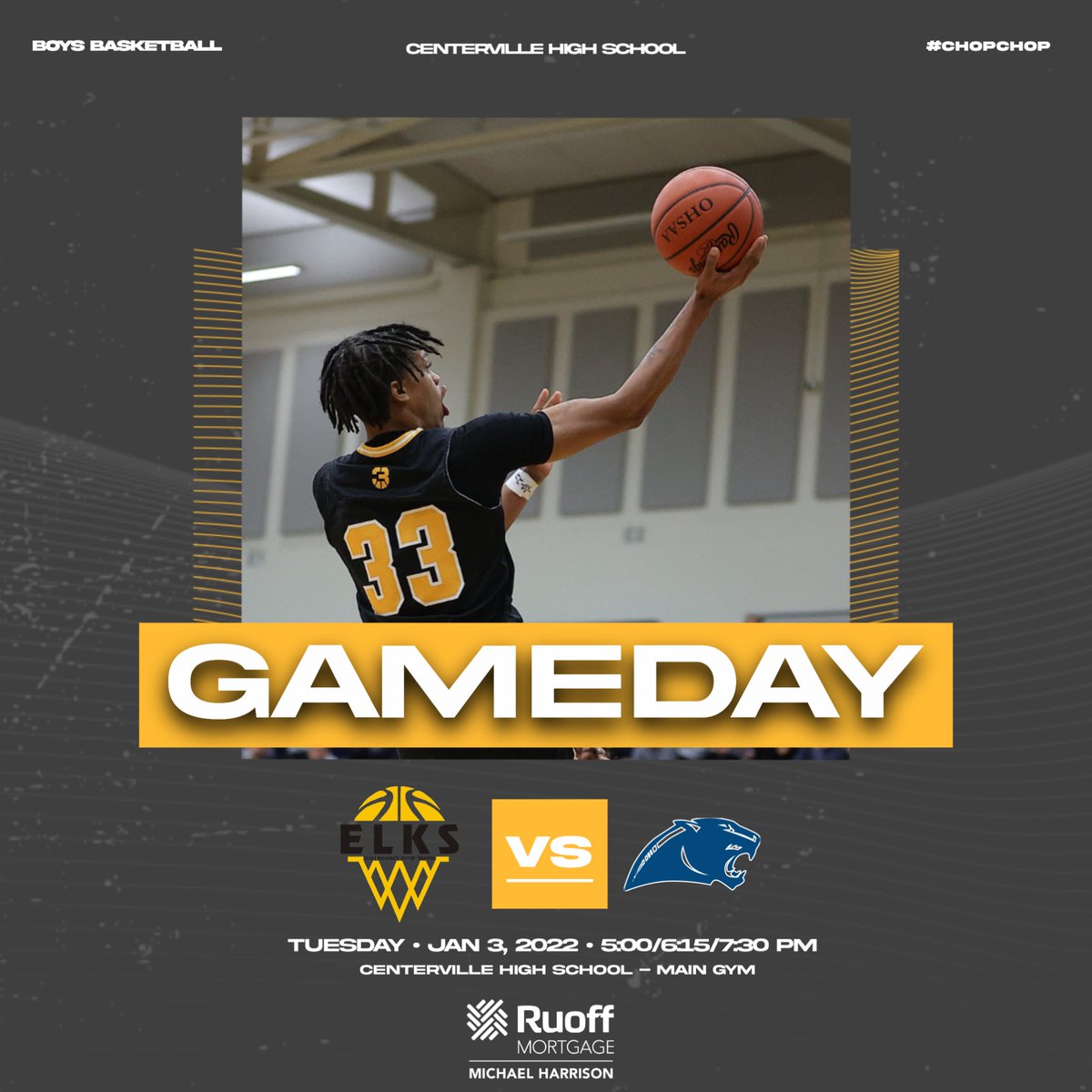 Centerville Athletics on Twitter "Good luck to boys basketball tonight