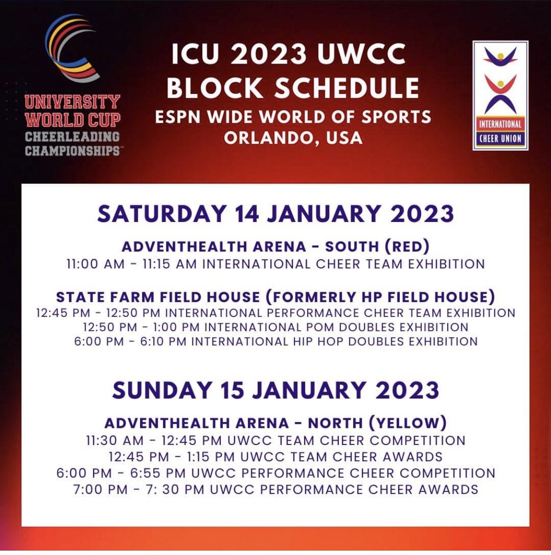 International Cheer Union tweet media