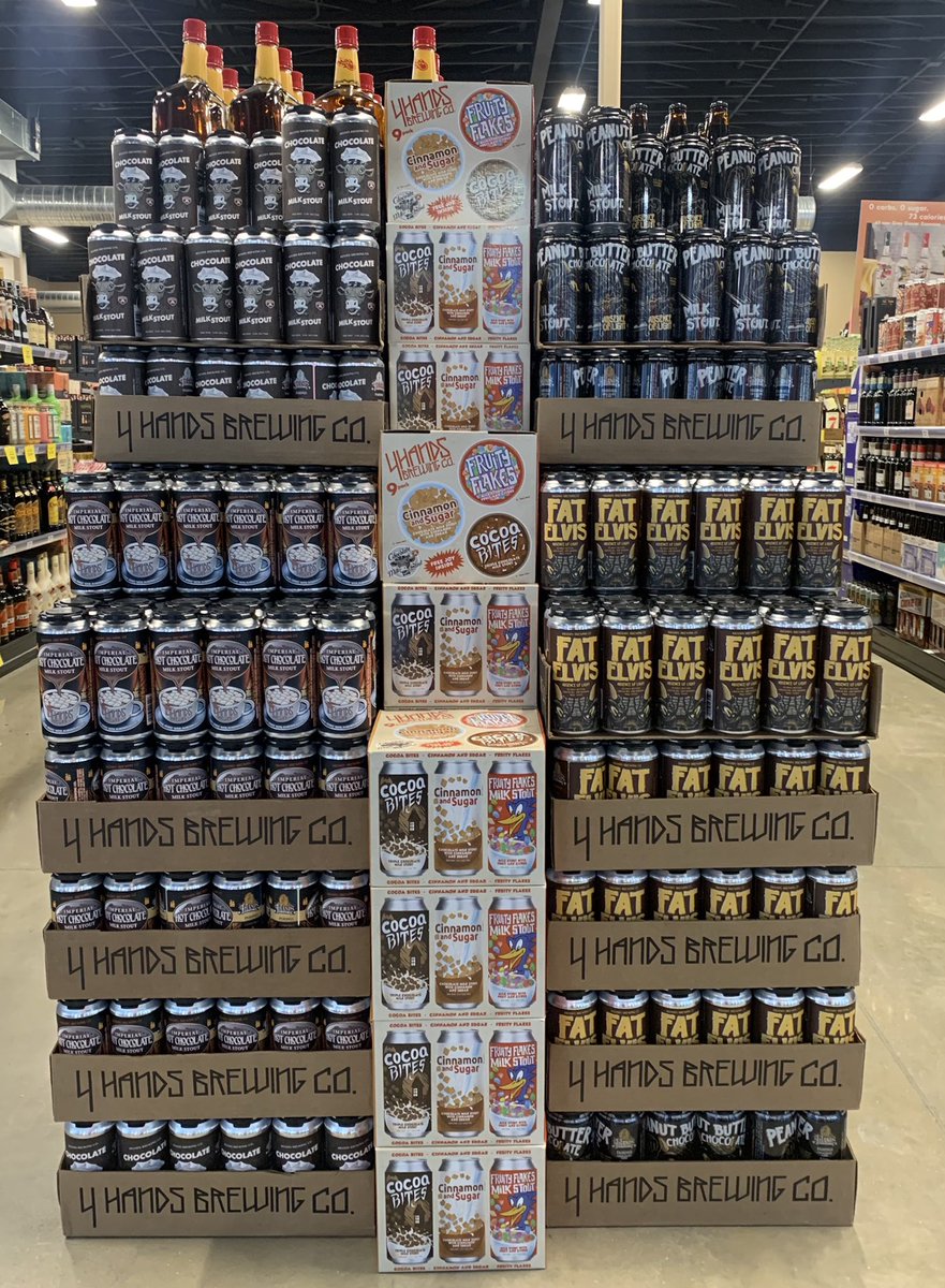 🔥4Hands Fire Sale🔥

4Hands Chocolate Milk Stout 4pk only $7.99
4Hands Absence of Light 4pk only $7.99
4Hands Fat Elvis 4pk only $7.99

Order online for delivery or pickup at bubbles.bottlecapps.com 

Thank you for shopping locally owned businesses 

Sale price good thru 2-14-23