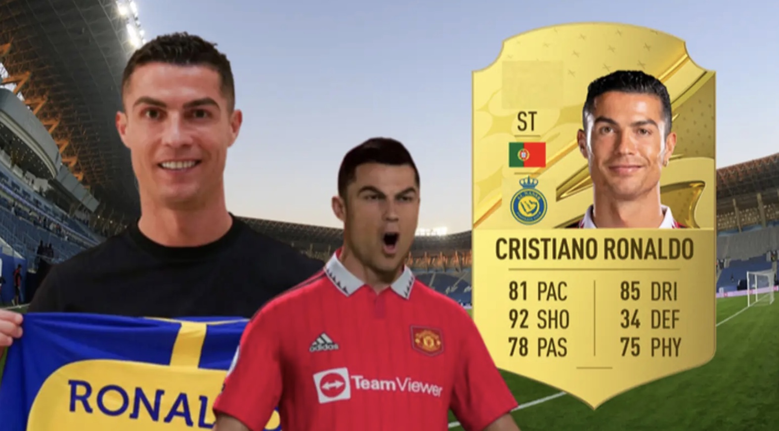 FIFA 23: Cristiano Ronaldo no Al-Nassr tem pior overall desde 2006