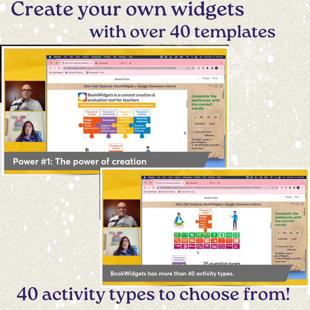 valkyriefit87's tweet image. 📣📣This MUST WATCH 📹 from #DitchSummit is about BookWidget! I have found a new 💻🛠️ that has 🤯my 🧠. I LOVE this application! So many uses! Can&apos;t wait to tell my 👩‍💻. #DitchContest