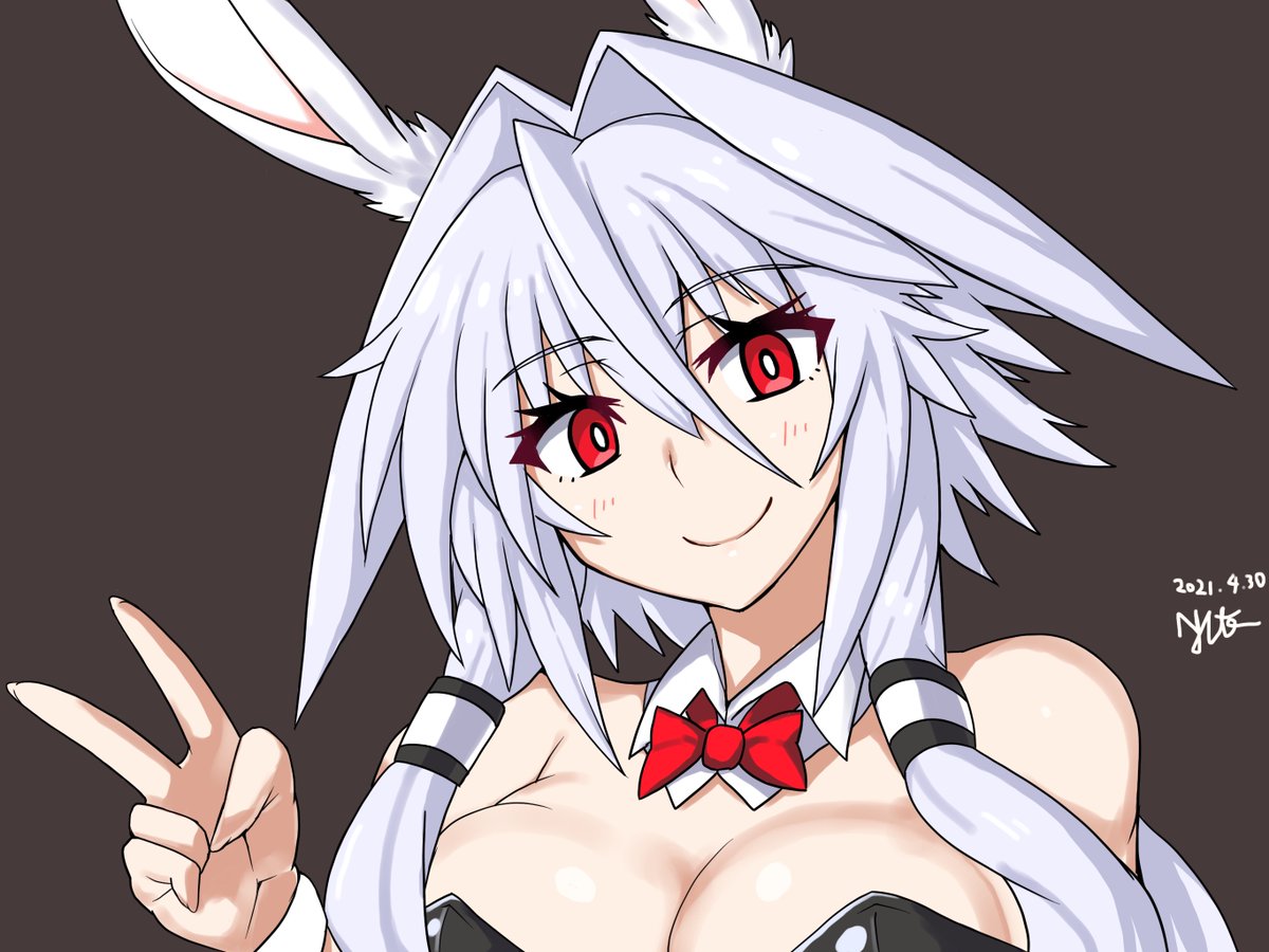 年末iPadの機嫌が悪かったんで新年絵描けなかったんで再掲ですまんぬすが🐰絵です 