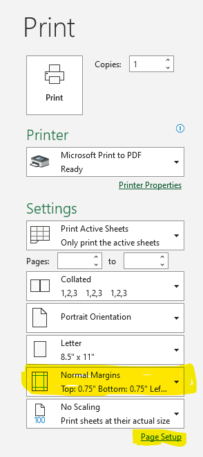 informationchef's tweet photo. @ButNotTheCity if you're formatting content for print in excel, and placing text inside of cells, then you're probably talking about both Cell Format and Page Format settings.  These dialogs. https://t.co/83H9Adak6P