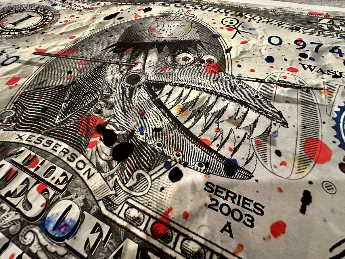 mostlydanton's tweet image. At 1000 Ada per, @OldMoneyNFT just sold out an IRL batch of 50.  And I’d still call that cheap once you see these in person. Stunning.