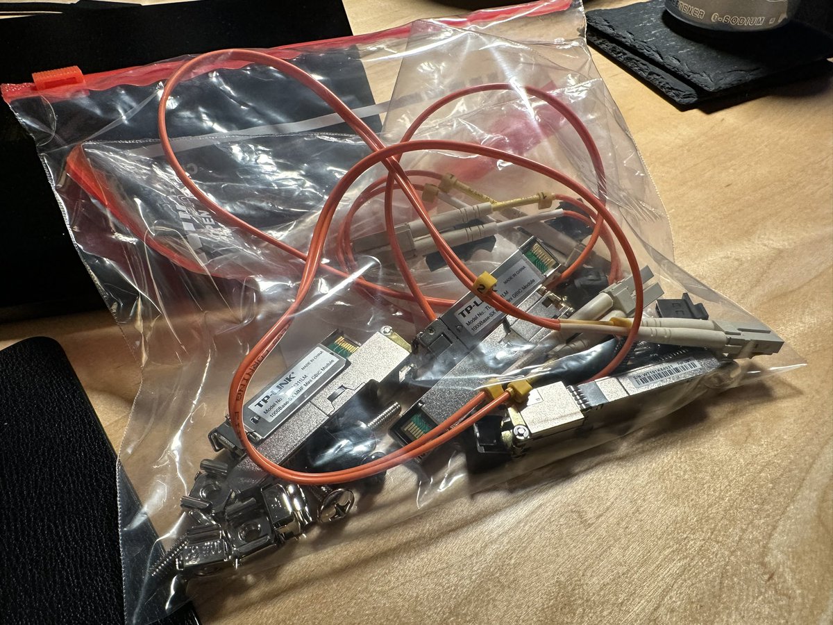 “Drug paraphernalia” is what my significant other called this bag of networking gear