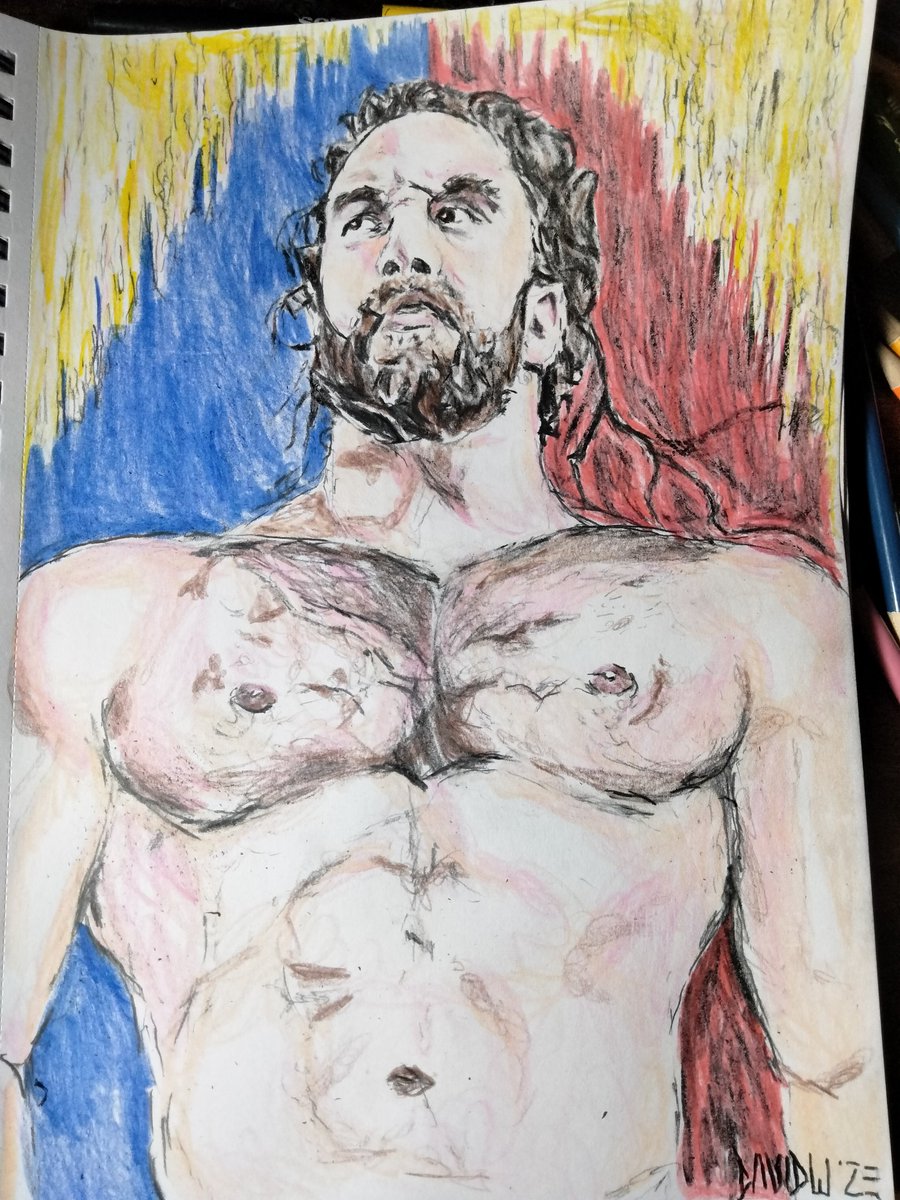 DavidWindhamJr1's tweet image. Jake Something: Notoriety is KING 
@JakeSomething_
Drawing Paper 12 in x 9 in
#JakeSomething #AAWPro #GloryPro #IndyWrestling #davidwindham #INFLAMEWorks #Illustration #Composition #Wrestling