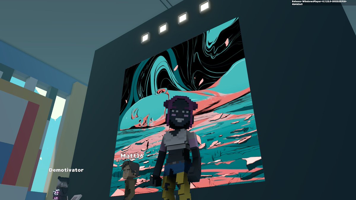DHoefflin's tweet photo. @TheSandboxGame I found "The End of the World" NFT in the NFT institute 🔥 I participated in the #SeasonsGreetingsTSB challenge for a chance to win an NFT! https://t.co/vwueD3flbi