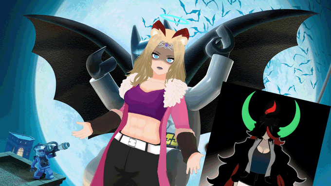 The Divine Demon Bear, Serra Beary, calls for you to come on a journey with her.  Batman &amp; Robin? More<a href="/tag/vtuber"class="tags"><span>#vtuber</span></a><a href="/tag/vtubersuprising"class="tags"><span>#vtubersuprising</span></a>