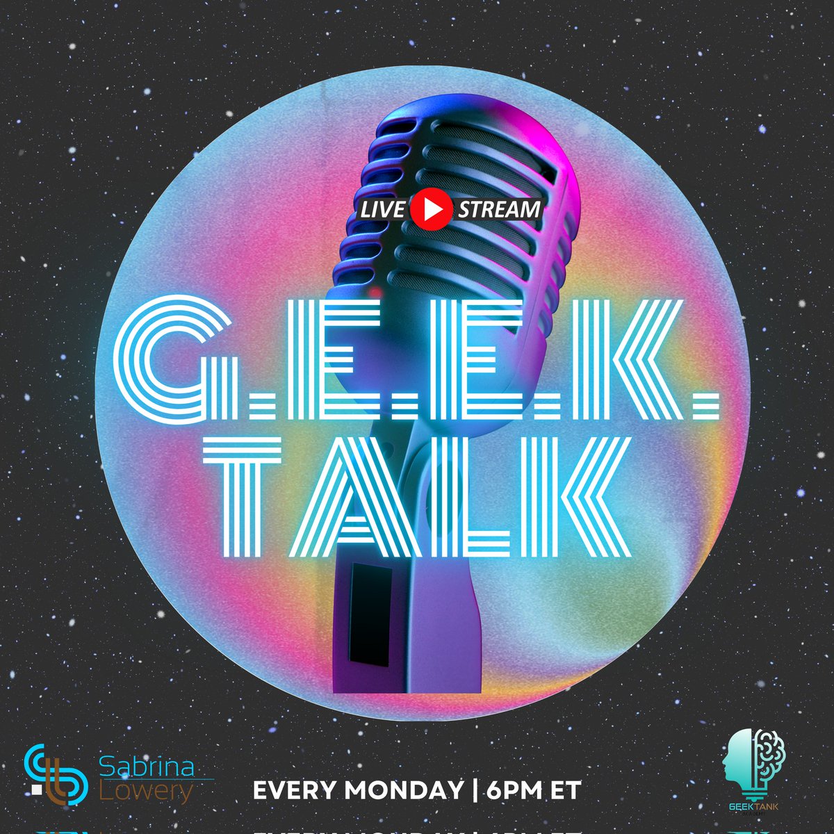 sabrinalowery's tweet photo. ICYMI:
The premier of "G.E.E.K. TALK" with Host @sabrinalowery
Watch the Replay:
https://t.co/hYENLFBRDU
Going Live Mondays at 6pm EST.
#newyear #newshow #newtips #resources #technicalsupport #business #strategies #techevangelist #geektankacademy #sabrinaloweryenterprises https://t.co/HuylQ1cQrc