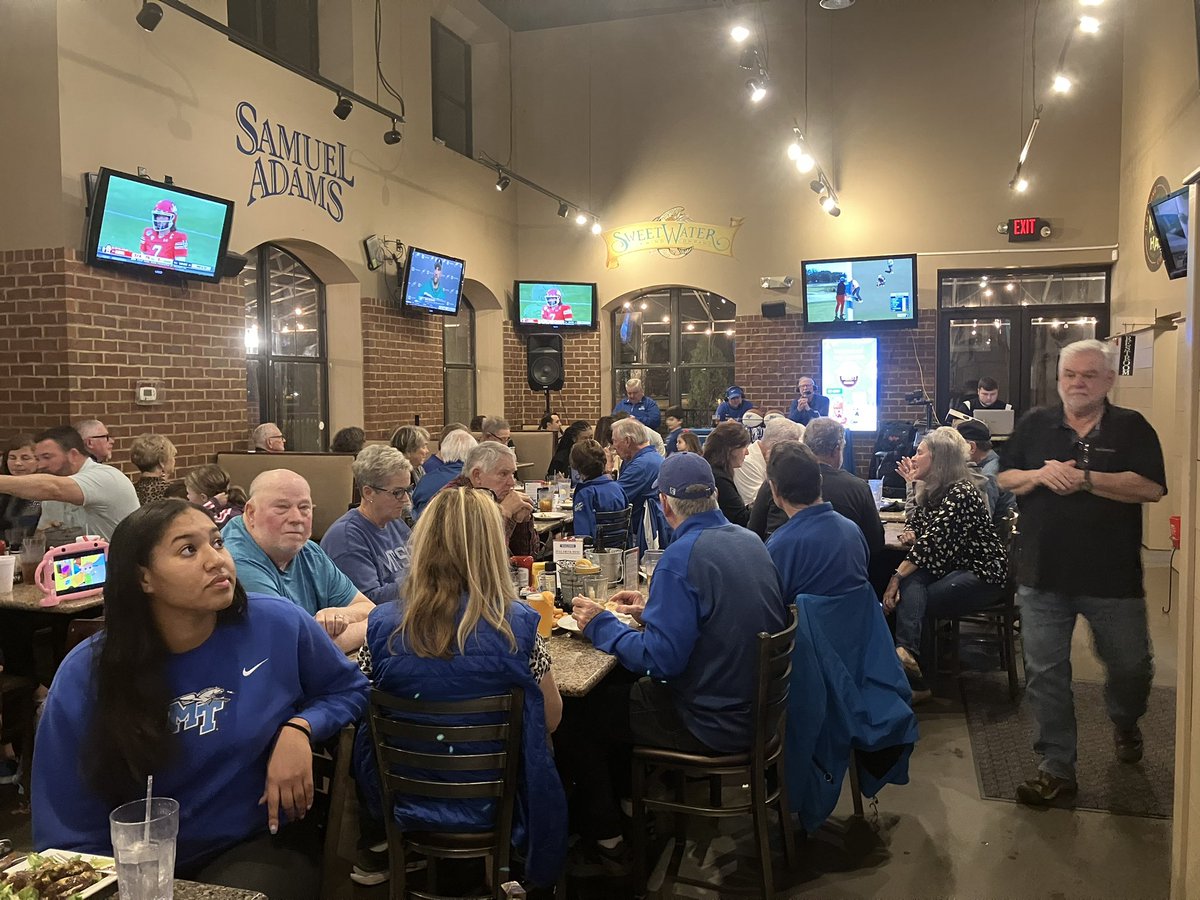 MT_WBB's tweet photo. Another packed house for Rick Insell Live! We appreciate you, Blue Raider Nation! 💙

#BLUEnited | #TrueBlue https://t.co/7RdgX0BhyI