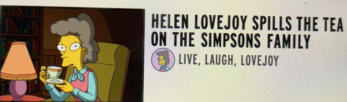 Hell_N_Lovejoy's tweet photo. I am offended they didn’t click on this video #thesimpsons https://t.co/mFtjWnVclg
