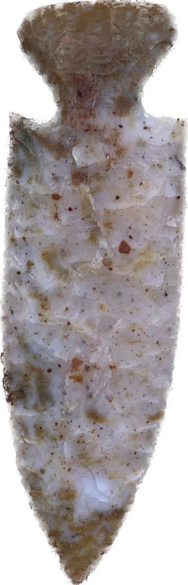 Jasper from Idaho, I knapped this point on a canal in Mesa Az . I’m going to wrap it in sterling silver. #flintknapping