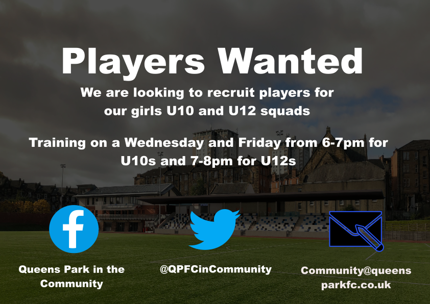 Players Wanted!!!!

We are looking to add to our existing U10 and U12 girls Squads!

If interested please get in touch

<a href="/jax_noticeboard/">Jax Mc Media Noticeboard</a> <a href="/niamhrussell25/">Niamh Russell</a> <a href="/teamfindswf/">Womens Team Finder Scotland</a>