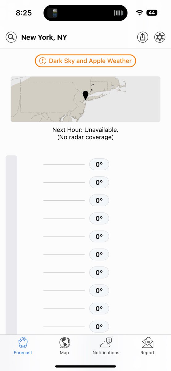 Devastated.  The ONLY app I truly trusted and checked multiple times per day is gone.  ⁦<a href="/Apple/">Apple</a>⁩ please replace the pretty with the ease and functionality of Darksky.net #ripdarksky #weatherapp #appleweathercouldbebetter