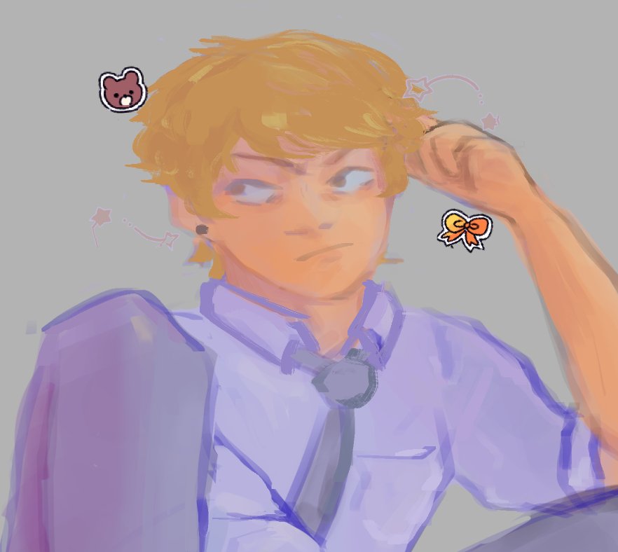 _deathslow's tweet photo. recolored an olddd denji drawing to warm up #chainsawman https://t.co/G1xePc3BCk