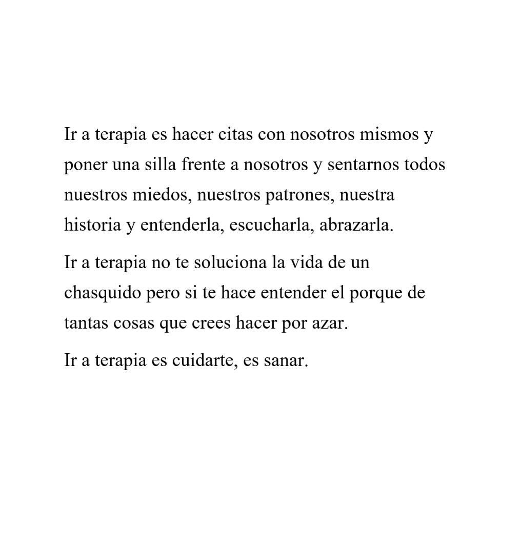 Terapia ✨❤️