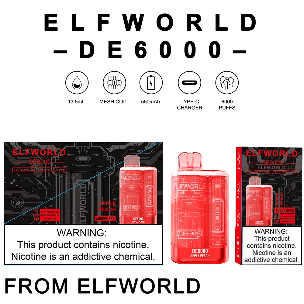 ELFWORLD_CHINA's tweet photo. Elfworld DE6000
80,000 pieces will arrive on January 4th, and 74,000 pieces have already been ordered,It's just getting popular!!
PM to try, https://t.co/8Iz5pxqhRz
#elfworld #oemvape #puffs #wholesalevape #disposablevape #vapelove https://t.co/56rWv5P2Wv
