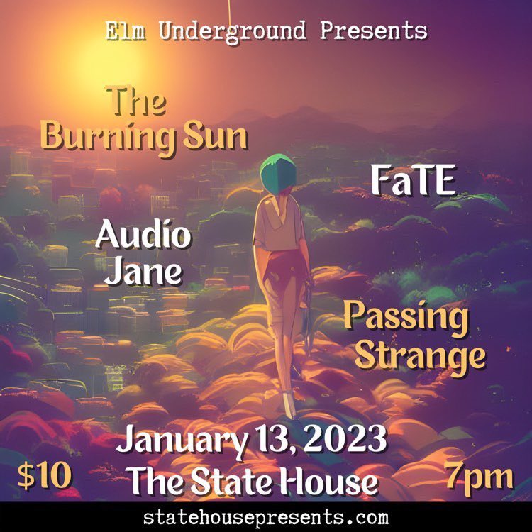 Passing Strange (@_passingstrange) on Twitter photo Added to this show on The Burning Sun’s tour when they hit New Haven. Don’t miss it! 🖤💜📖🥁
jan 13th // <a href="/statehousenhv/">The State House</a> Added to this show on The Burning Sun’s tour when they hit New Haven. Don’t miss it! 🖤💜📖🥁
jan 13th // <a href="/statehousenhv/">The State House</a>