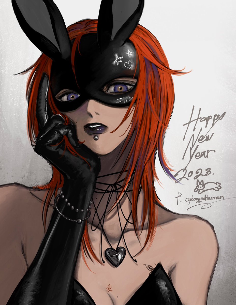 nothumannfts's tweet photo. Happy belated new year!! 🐇💥 a bit late but I wish you guys have a GOOD SUPER BIG GIGA MEGA YEAR 🎆🔥 https://t.co/gNUdb9ebVL