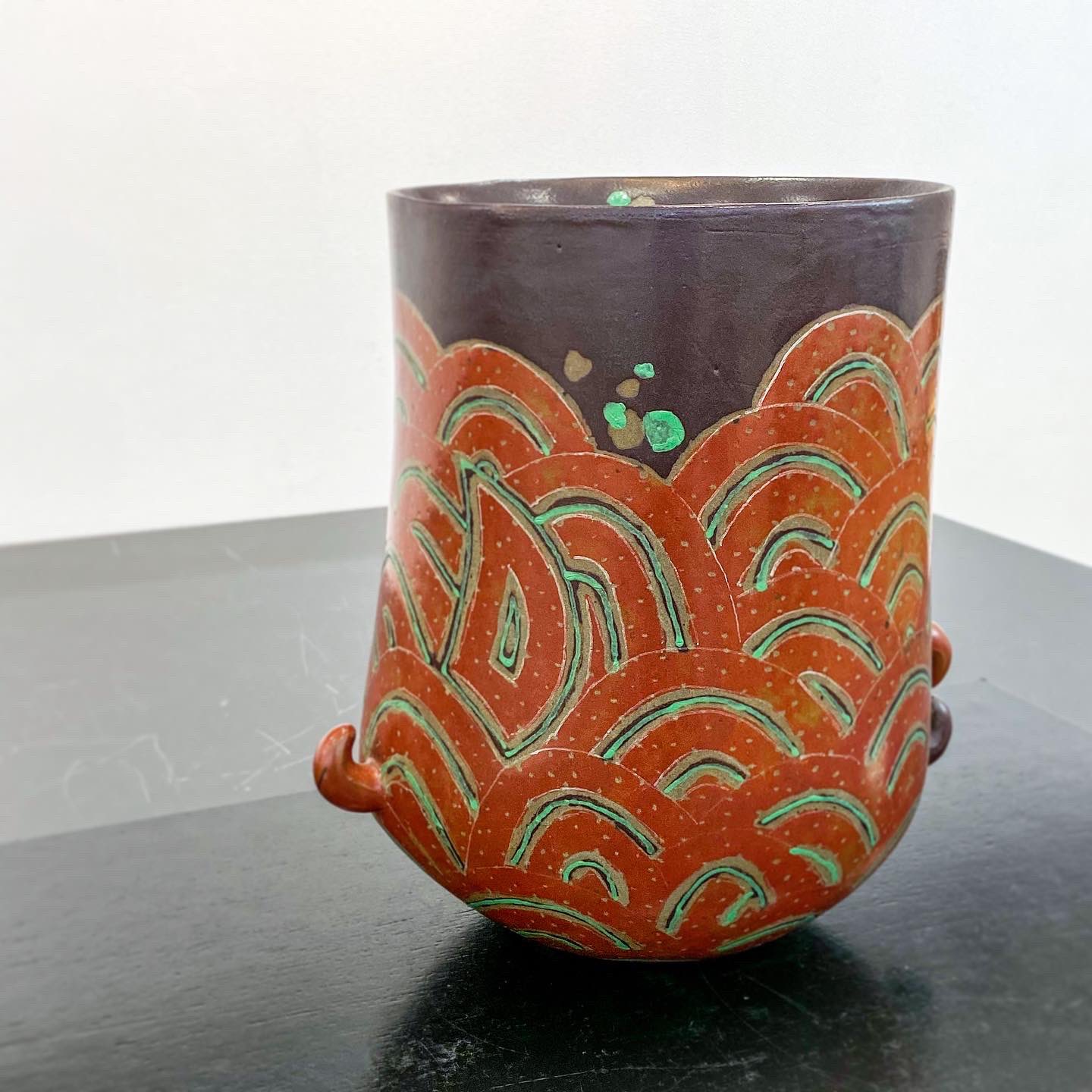 京都 清水焼 壺  藤平  陶芸  金箔 京都 清水焼 壺 藤平 陶芸 金箔 京都 清水焼 壺 藤平 陶芸 金箔