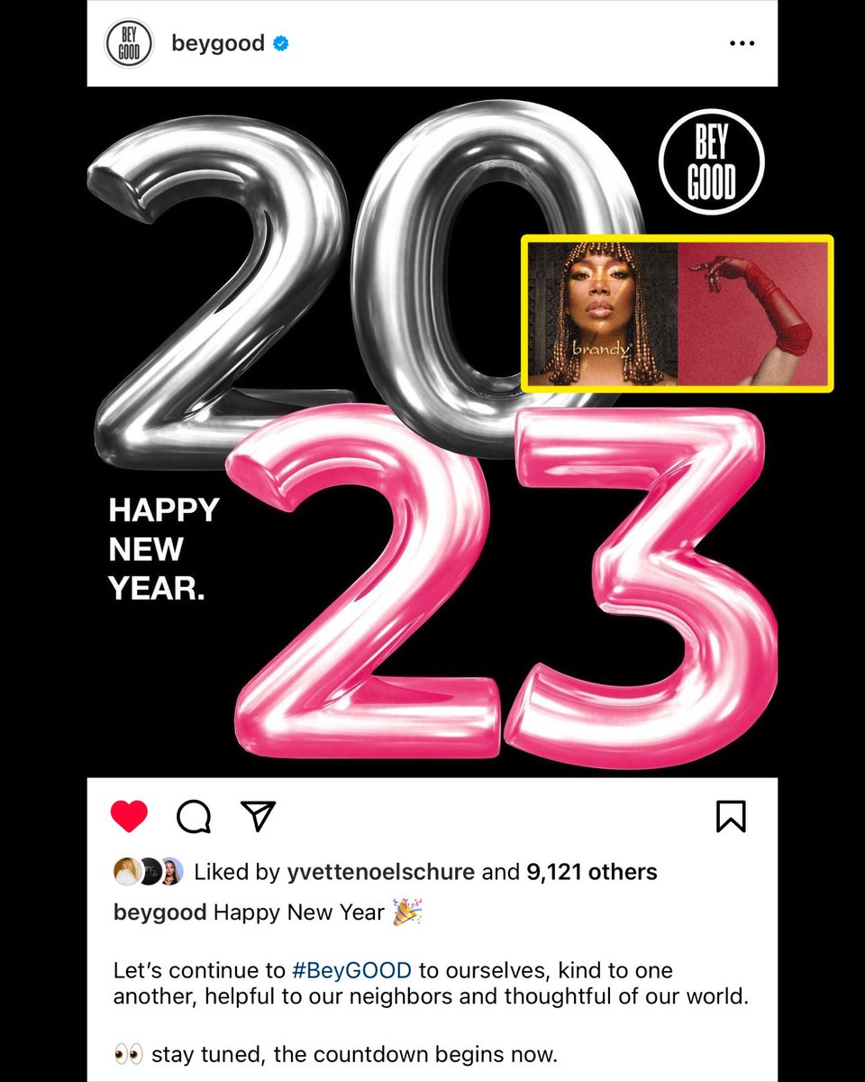 BeyonceThailand's tweet image. “👀 stay tuned, the countdown begins now”
#BEYGOOD บอกใบ้อีกแล้วจ้า หลังจากคราวที่แล้วบอกใบ้ว่าอีบีจะปล่อยอัลบั้มใหม่ โดยโพสรูปแขนปริศนาชี้ไปที่อัลบั้ม “B7” ของ Brandy และเวลาไม่นานในวันเดียวกันอีบีก็ปล่อยชื่ออัลบั้ม “Renaissance” สตูดิโออัลบั้มลำดับที่ 7 ออกมาในที่สุด…(ต่อ)