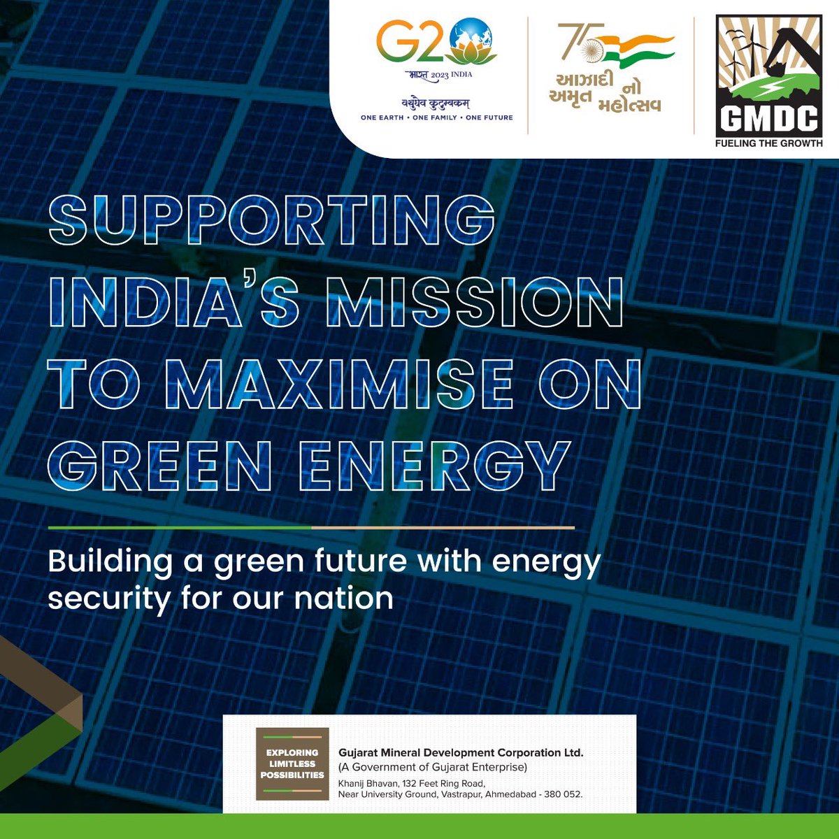 GMDC official on Twitter "GMDC is taking steps towards adopting