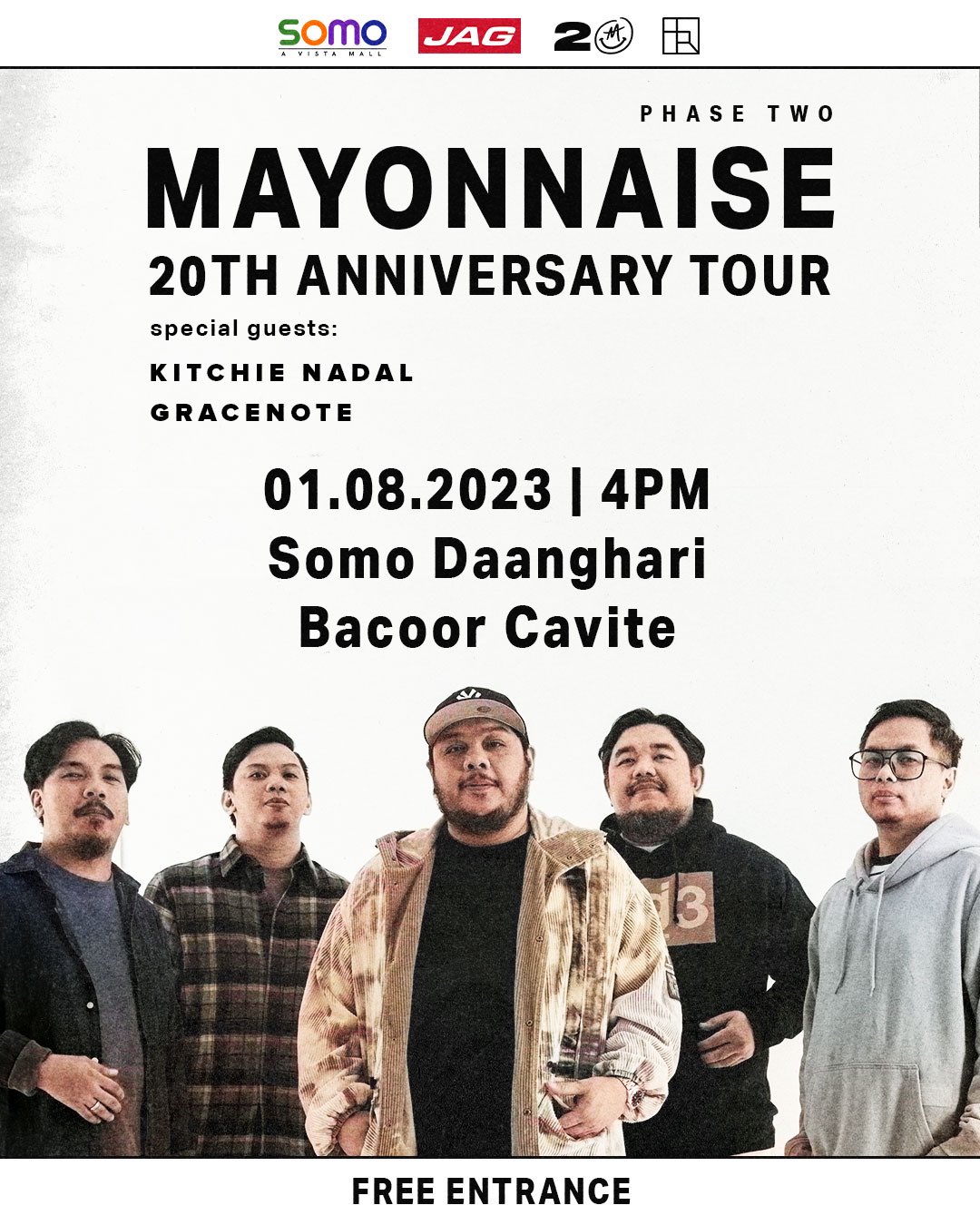 Mayo20 on Twitter "Mayonnaise 20th Anniversary Tour Phase Two First