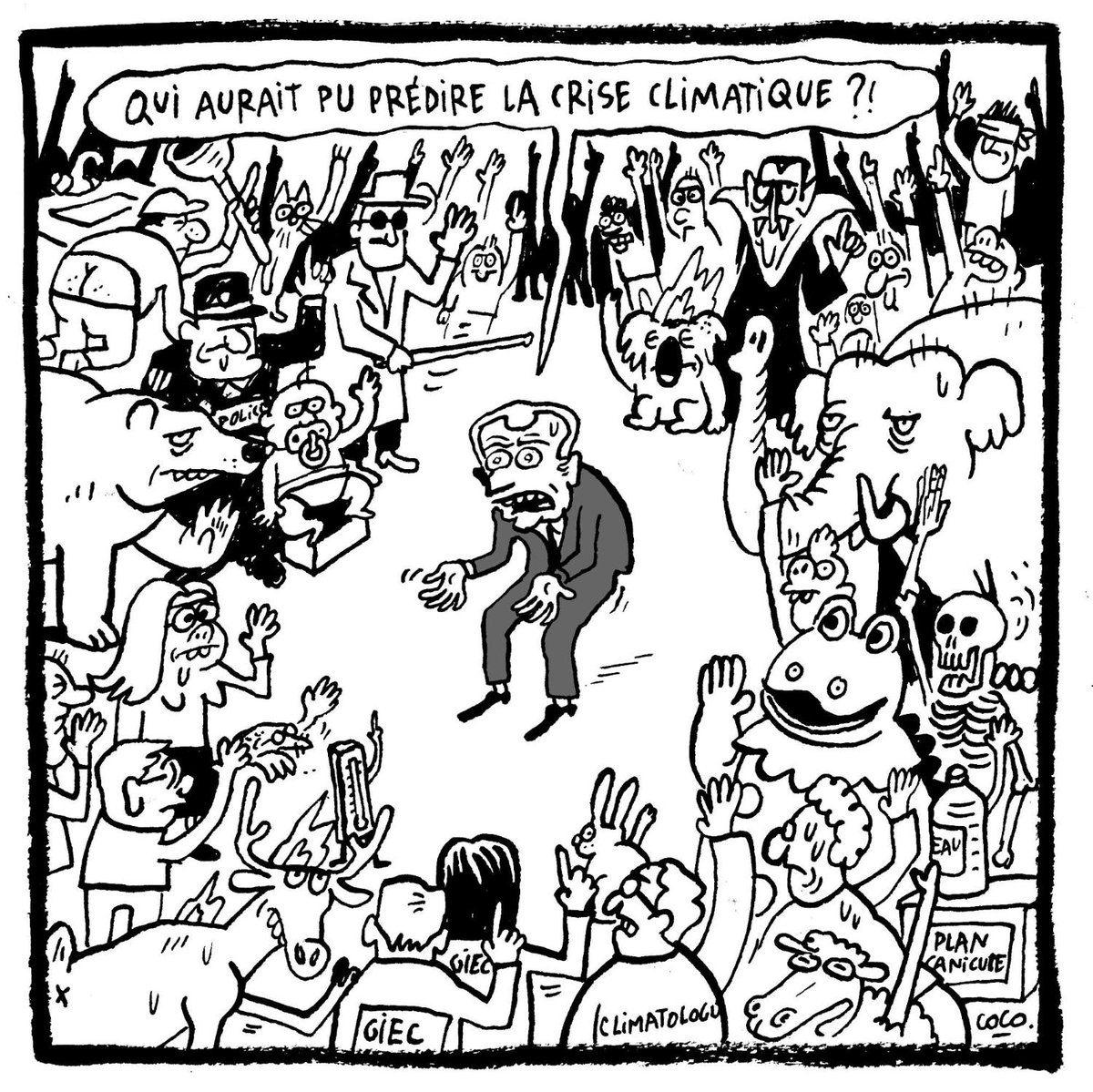 Qui aurait pu prédire la crise climatique !? 👋 Par @Cocoboer