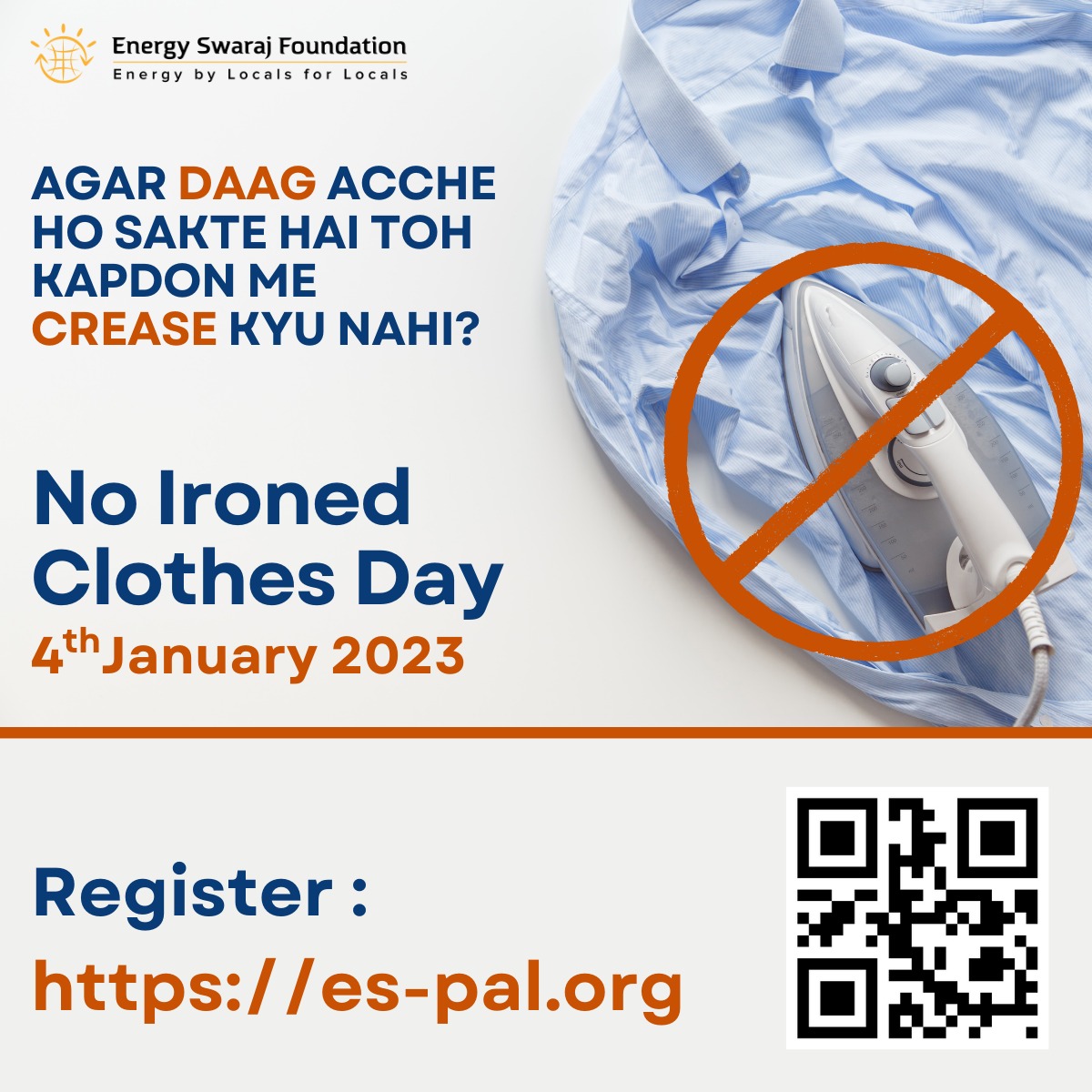 DrChetanSolanki's tweet image. Tomorrow is first climate correction day and we are challenging you to wear non ironed clothes. 

Let's make it a fashion trend with your selfies. Use #climatecorrectionday #ccdchallenge while posting. 

@deespeak @NITIAayog @TheOfficialSBI @Energy_Swaraj 

#ClimateCrisis