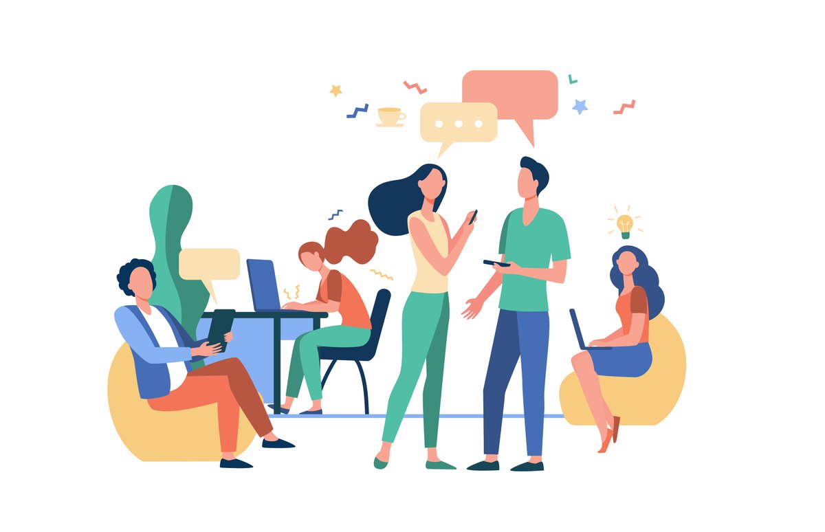 Tixioapp's tweet photo. Say goodbye to standalone chatting tools. Get something that you can do more than just chatting.🎯

Try Tixio Chat - a tool that won't let you get distracted. Bring your team conversations and work together at one place. #teamcollaboration #teamcommunication #teamchat #chatapp https://t.co/saTpyXt3FD
