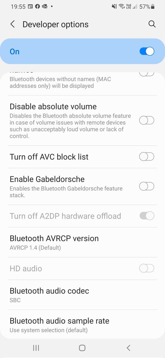neilramsay's tweet photo. @feabell @madebygoogle There's a new Bluetooth stack that can sometimes cause issues. Maybe check it is not enabled? https://t.co/F8qYqp2J76