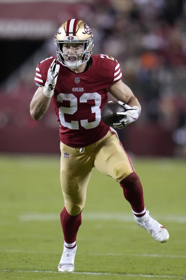 Big thank you to my man <a href="/CMC_22/">Christian McCaffrey</a> for carrying my fantasy team to it’s second championship 🏆 - your jersey is arriving soon 😤