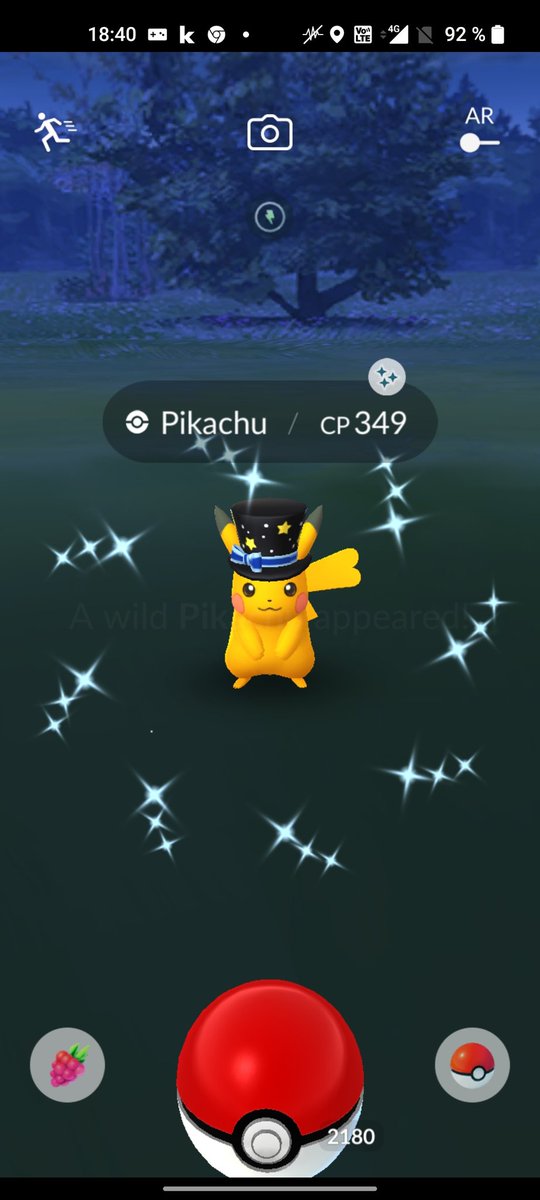 CommanderB5's tweet photo. Shiny new year's eve Pikachu🥳🥰✨
#pokemongo https://t.co/E9SiJa2Jqq