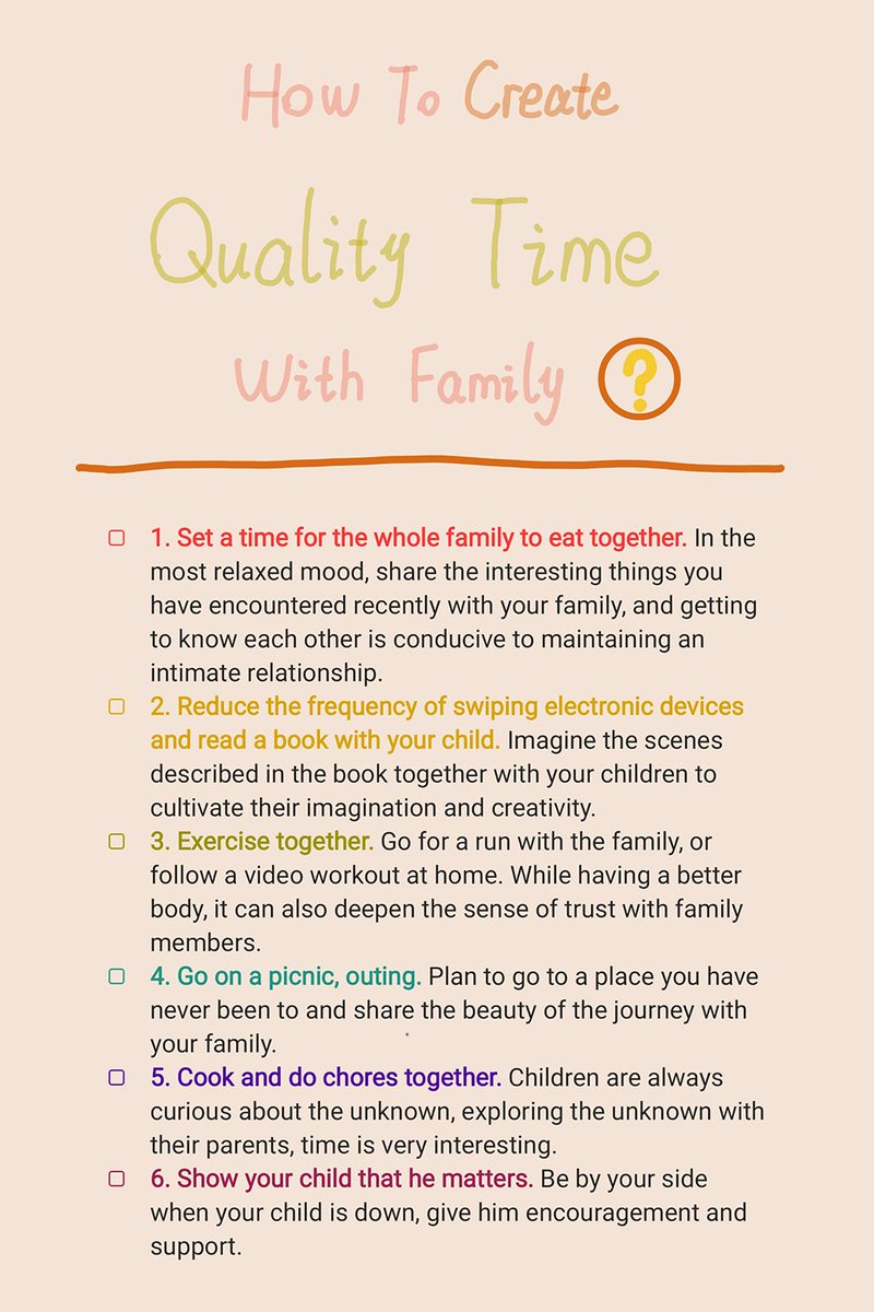 taktarkmonitor's tweet image. How to create quality time with family?🤓
Spending time with family is a wonderful thing. 
Don't take it as a chore, having someone in your life who loves you deeply is a blessing. 
Spend time with them and create unforgettable memories.💫💫

#unforgettablemoments #spendtime