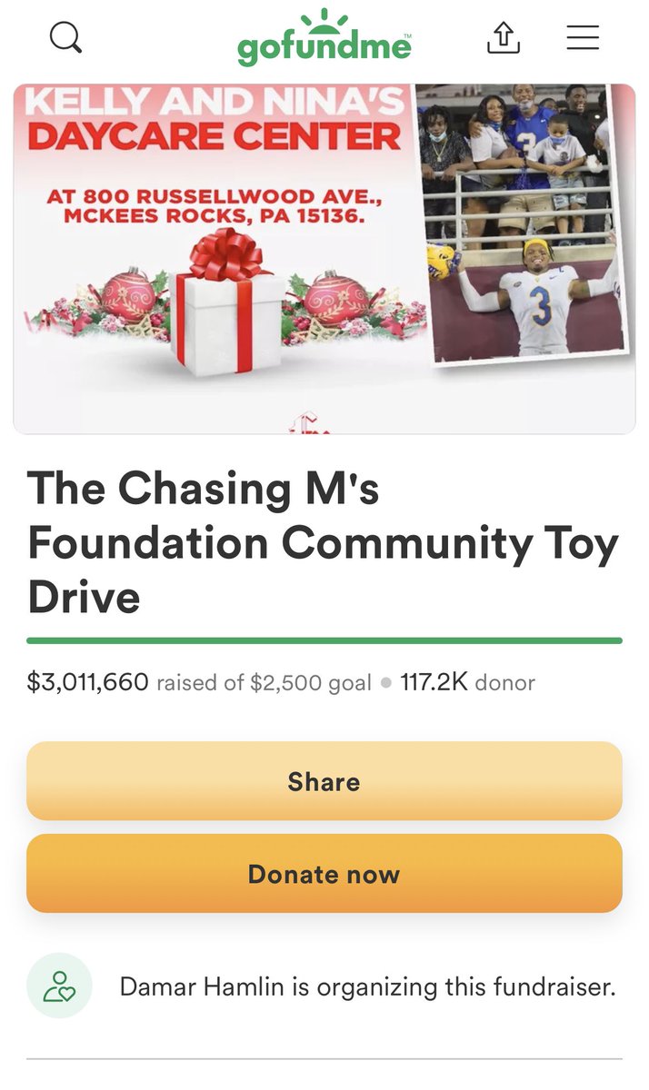 MikerophoneNFL's tweet photo. Please take a moment to support Damar Hamlin's charity here: https://t.co/TvycPmjluu https://t.co/SJYJ8MGV6p
