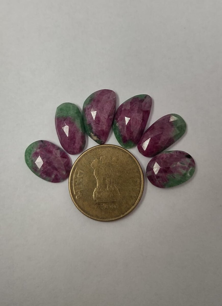 GemsTime21's tweet photo. Excited to share the latest addition to my #etsy shop: 6 Pcs Lot Ruby Zoisite Rose Cut Slices, Mix Shape, wire wrap stone, Super Shiny, Semi Precious Gemstone, Ruby Zosite Natural https://t.co/z5QIY9FmFV #red #green #yes #rubyzoisite #naturalgemstone #silversmith #jewe https://t.co/jw2lpKbhOW