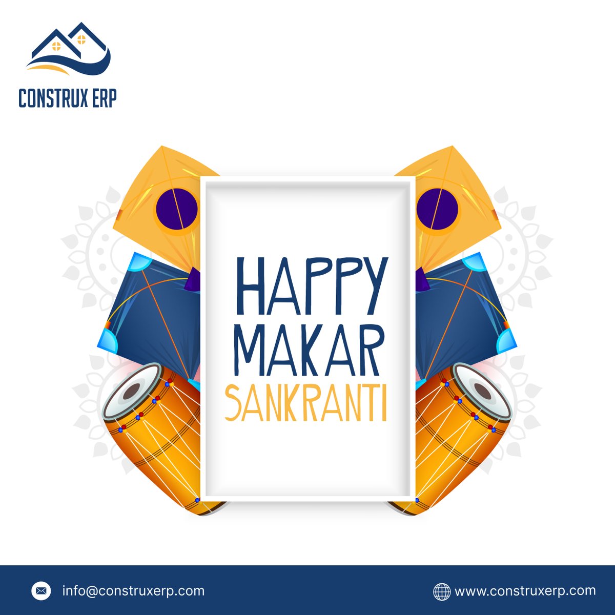 Construx_erp's tweet image. Happy Makar Sankranti