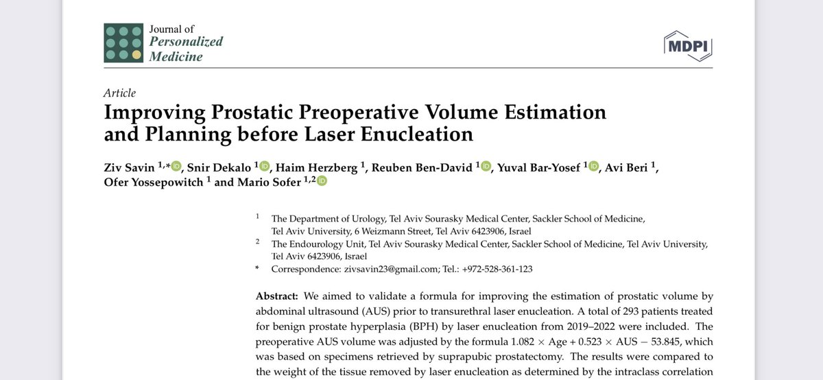 A new calculator to reliable assess prostate volume based on pre-HoLEP AUS.