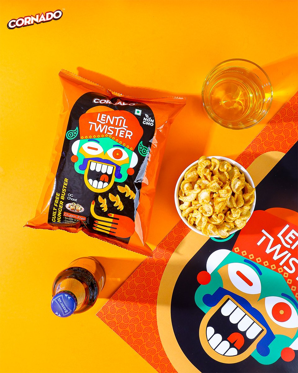 Cornadosnacatac's tweet photo. Make way for a 'Funtastic Snac' to have a Fantastic Year Ahead!
The all-new flavours of Lentil Twisters are nothing but A Dhamaka of Goodness.
Grab your Snac Packs Now!
#NewProduct #SnacAtac #cornadosnacatac #wintercravingsorted https://t.co/v1Iu4M4S5V