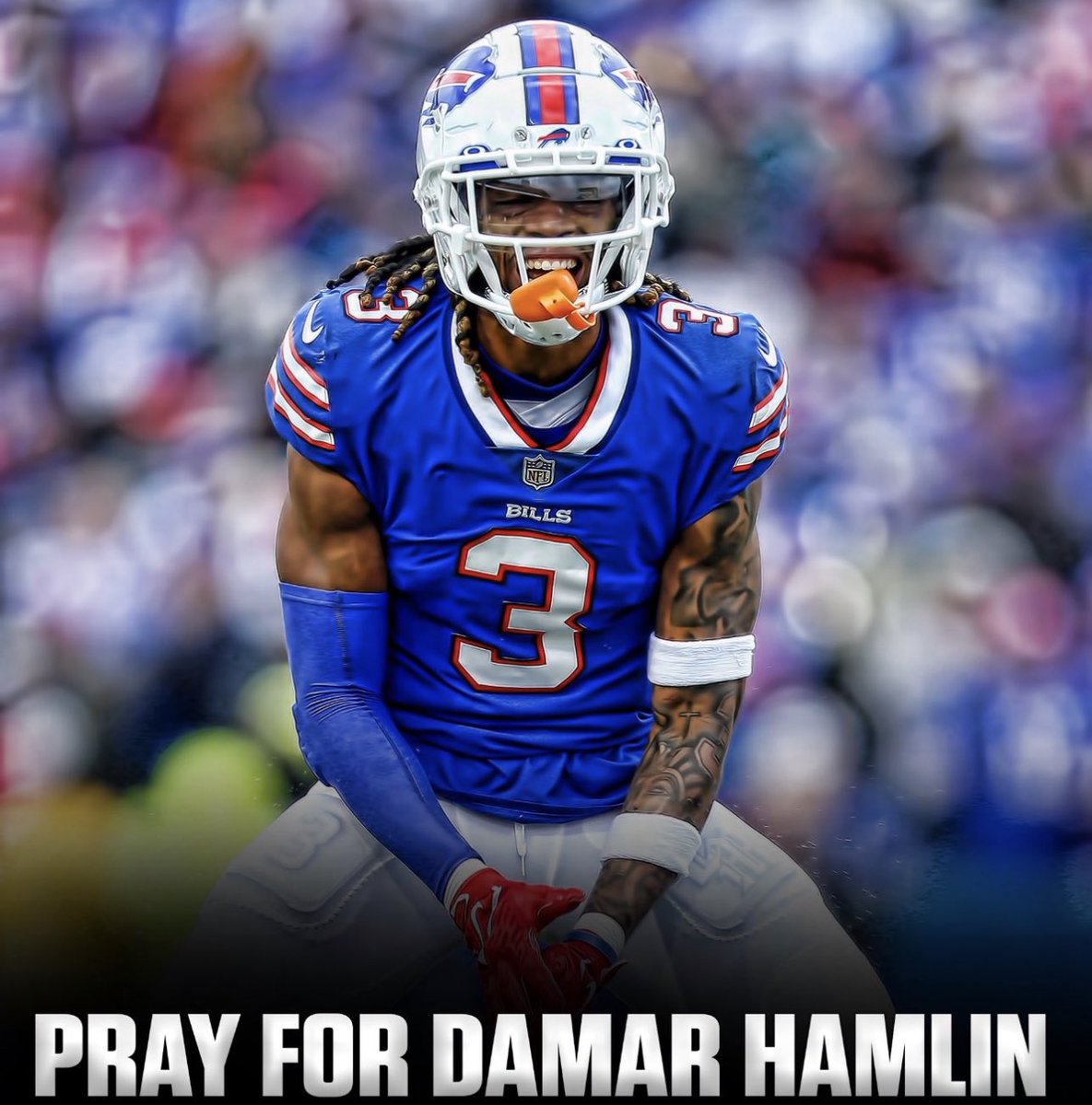 TWoodieSUV's tweet photo. ๐๐พ๐โค๏ธ๐ค๐๐พ #PrayForDemarHamlin https://t.co/QyU2S8T207