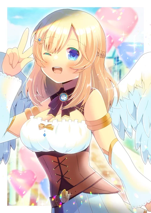 いろいろログ45 #Vtuber #けもみみ #FF14 #アウラ #眼鏡 #Skeb #猫耳 #オッドアイ #うさみみ  