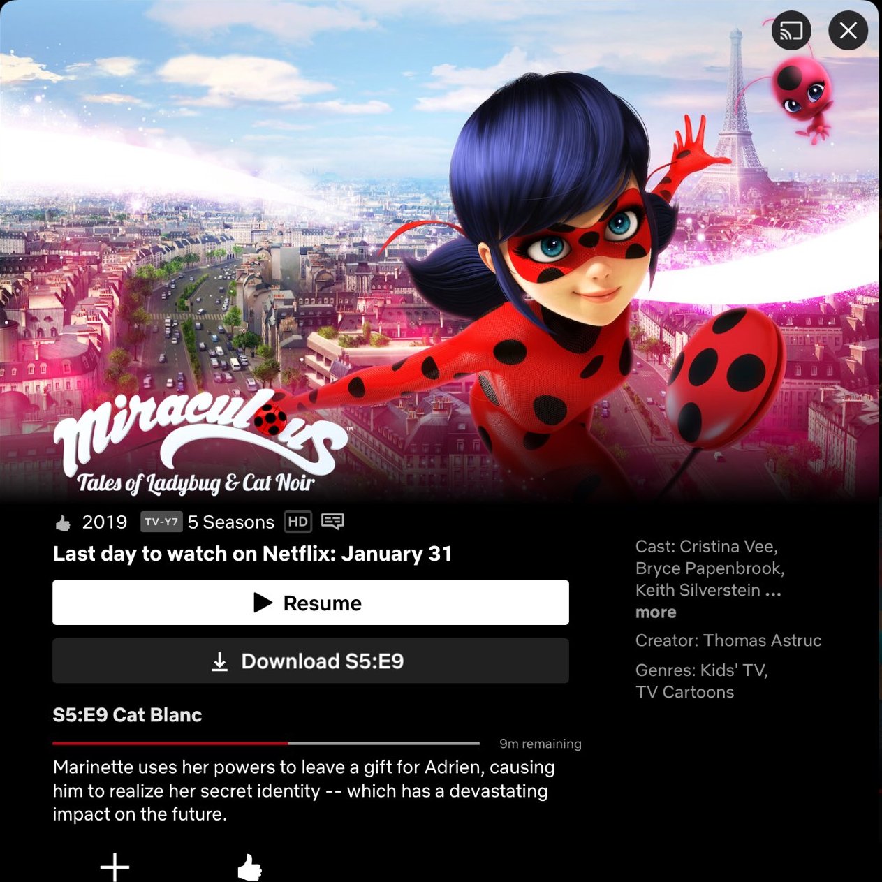 When Is Miraculous: Tales Of Ladybug & Cat Noir Season 5 on Disney Plus