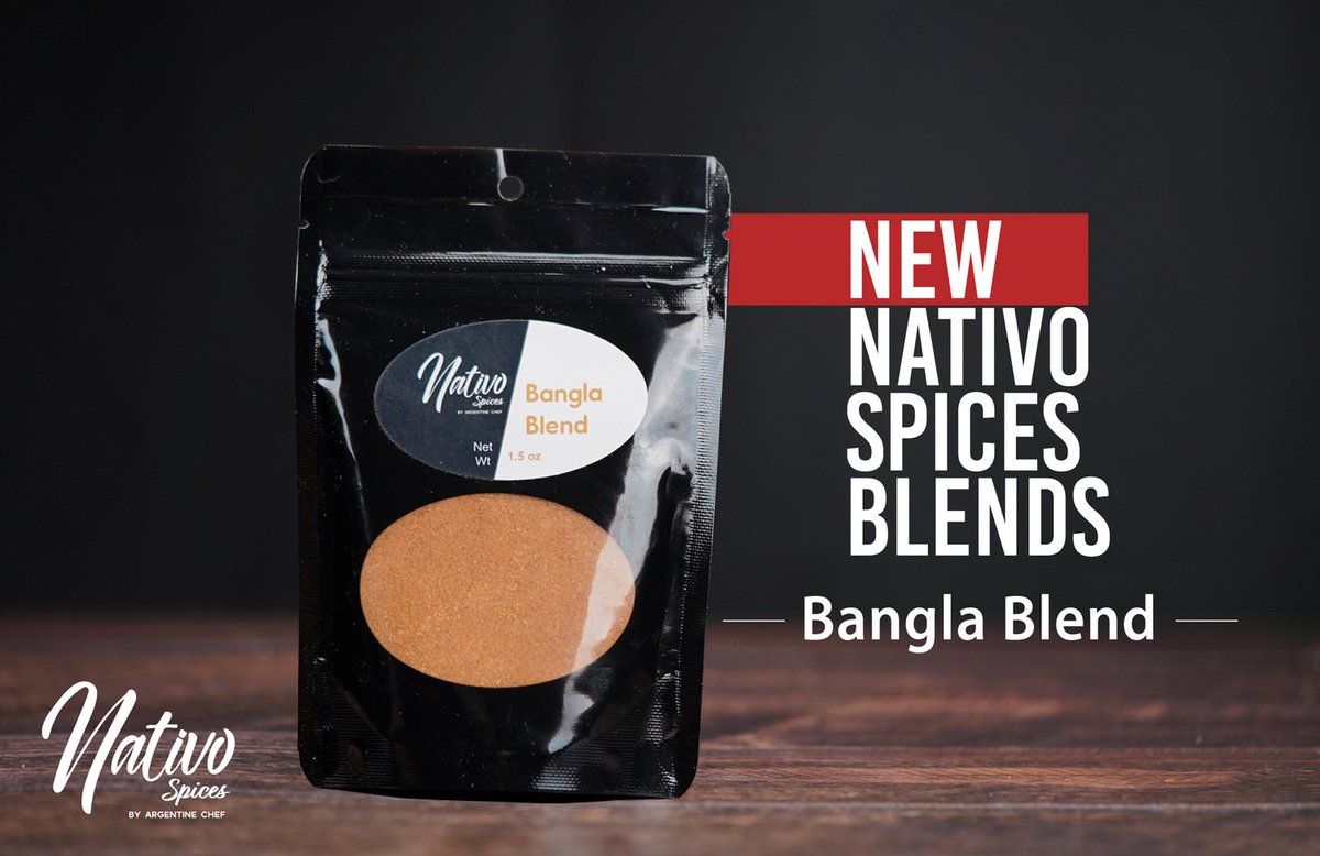 NativoSpices's tweet photo. Bangla Blend travels from the busy, noisy streets of #Bangladesh filled with its rich, exuberant culture to your counter top.
Ingredients: #Onion, #garlic, #coriander, #cumin, #clove, #Cinnamon, #Chili, #Bayleaves, #Cardamom https://t.co/dQA4xhVxJC
#spicestore #Spices #Spicy https://t.co/OFZsiWNQH6