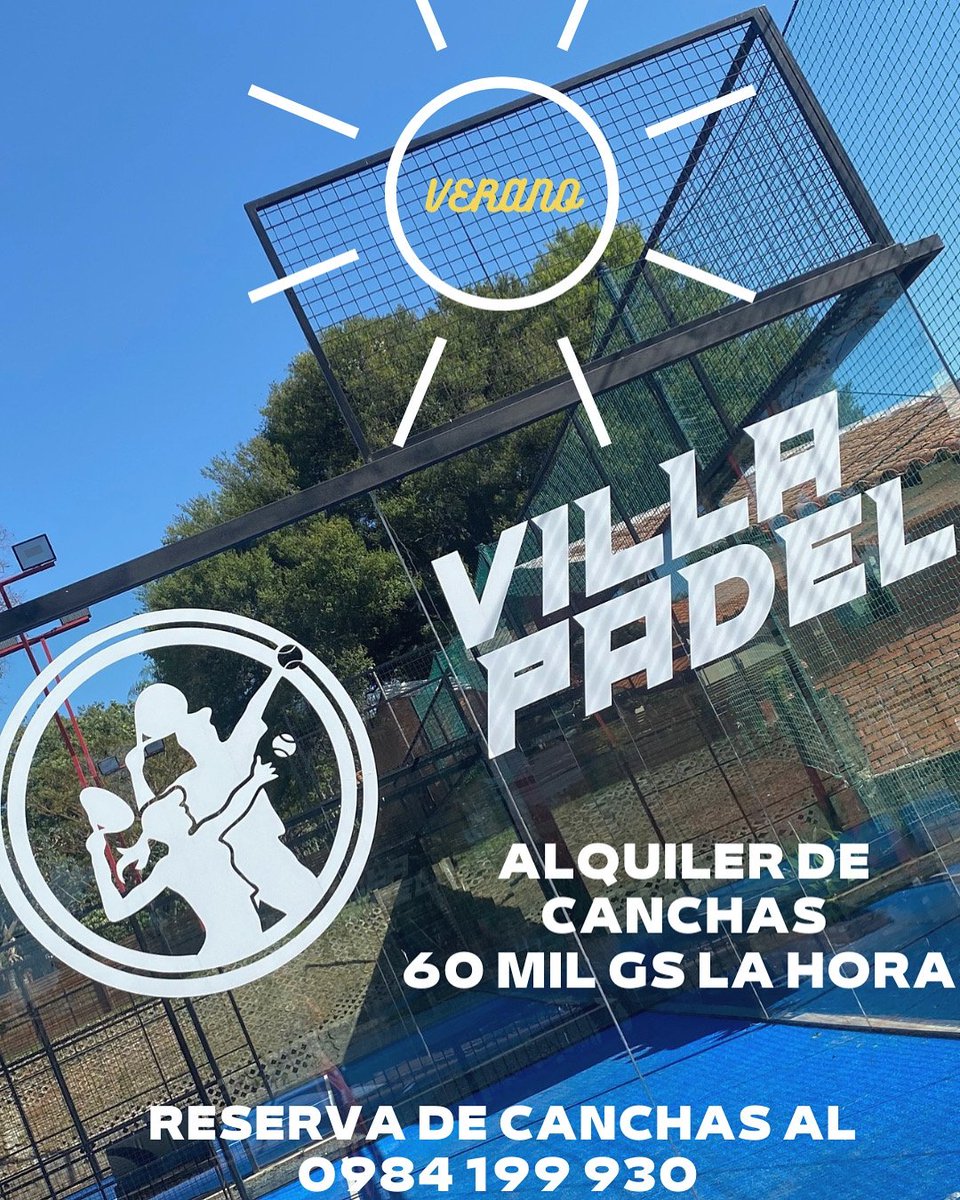 villapadelpy's tweet photo. ¡Aprovecha la promo de verano!🎾☀️
Reservas al 0984 199 930 https://t.co/qZupdomw9n