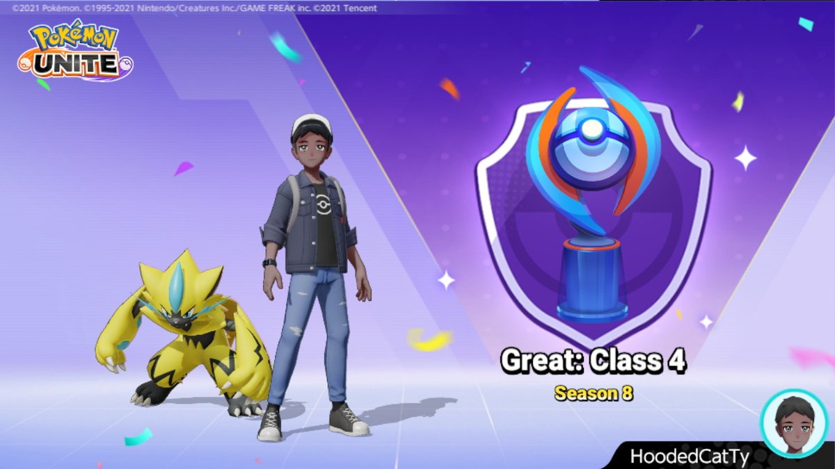 HoodedTy's tweet photo. Boi still Good #PokemonUNITE #NintendoSwitch https://t.co/zfqIIiugkC